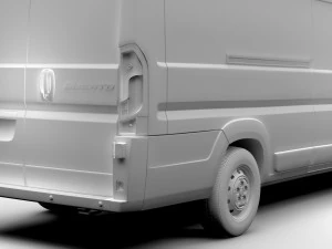 fiat ducato van l4h3 2017 3D Model