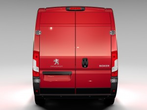 peugeot boxer van l1h2 2017 Model 3D