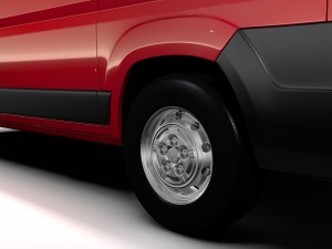 peugeot boxer van l1h2 2017 Model 3D