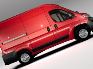 peugeot boxer van l1h2 2017 Model 3D