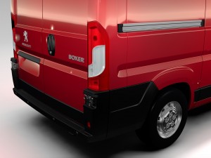 peugeot boxer van l1h2 2017 Model 3D