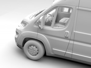 peugeot boxer van l1h2 2017 Model 3D