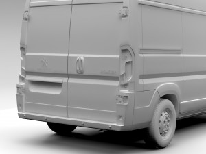 peugeot boxer van l1h2 2017 Model 3D