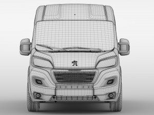 peugeot boxer van l1h2 2017 Model 3D