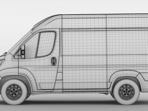 peugeot boxer van l1h2 2017 Model 3D