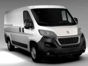 peugeot petinju van l2h1 2017 Model 3D
