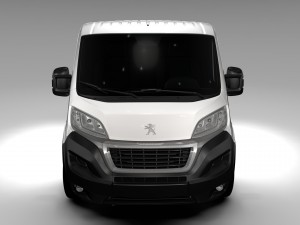 peugeot boxer van l2h1 2017 3D Модель