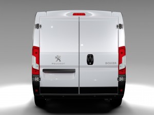 peugeot boxer van l2h1 2017 3D Модель