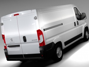 peugeot boxer van l2h1 2017 3D Модель
