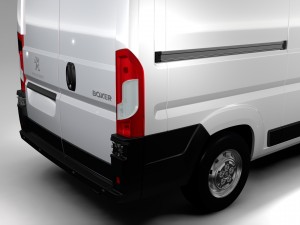 peugeot boxer van l2h1 2017 3D Модель