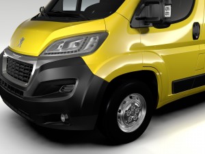 peugeot boxer van l3h3 2017 3D मॉडल