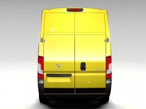 peugeot boxer van l3h3 2017 3D Model