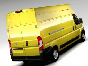 peugeot boxer van l3h3 2017 3D Model