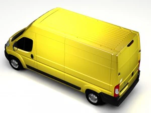 peugeot boxer van l3h3 2017 3D Model