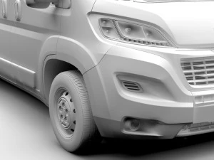 peugeot boxer van l3h3 2017 3D Model