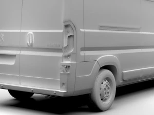 peugeot boxer van l3h3 2017 3D Model