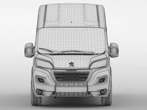 peugeot boxer van l3h3 2017 3D Model