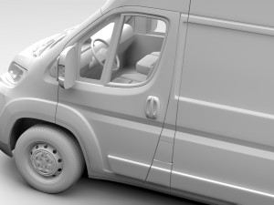 peugeot boxer van l3h3 2017 3D मॉडल