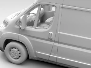 peugeot boxer van l3h3 2017 3D Model