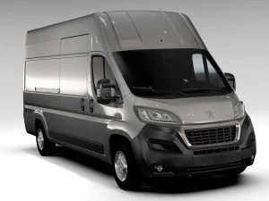 peugeot boxer van l4h3 2017 3D Model