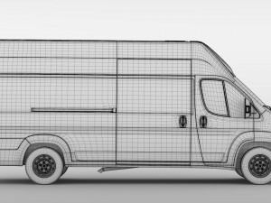 peugeot boxer van l4h3 2017 3D Modell