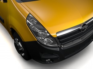 opel movano l4h2 van 2016 Model 3D