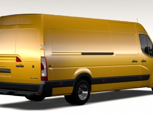 opel movano l4h2 van 2016 Model 3D