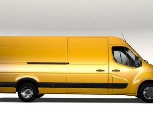 opel movano l4h2 van 2016 Model 3D