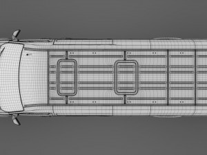 opel movano l4h2 van 2016 Model 3D