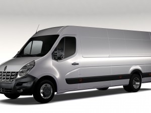 renault master l4h2 van 2010 3D-Modell