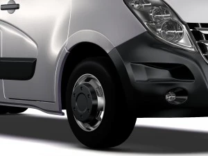 renault master l4h2 van 2010 3D Model