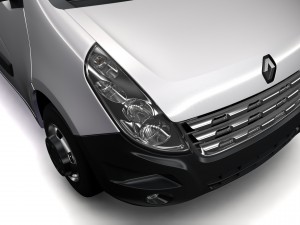 renault master l4h2 van 2010 3D-Modell