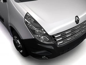 renault master l4h2 van 2010 3D Model