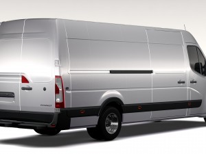 renault master l4h2 van 2010 3D-Modell