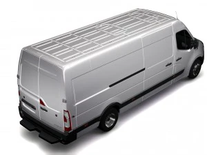 renault master l4h2 van 2010 3D Model