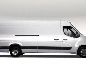 renault master l4h2 van 2010 3D Model