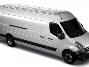 renault master l4h2 van 2010 3D-Modell