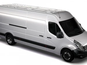 renault master l4h2 van 2010 3D Model
