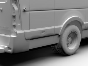 renault master l4h2 van 2010 3D-Modell