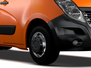 renault master l4h2 van 2017 3D Модель