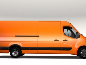 renault master l4h2 van 2017 3D Модель