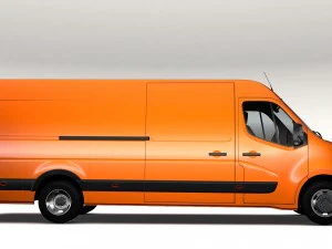 renault master l4h2 van 2017 3D Model