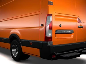 renault master l4h2 van 2017 3D Model