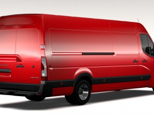 vauxhall movano l4h2 van 2016 Modello 3D