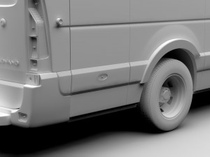 vauxhall movano l4h2 van 2016 Modello 3D