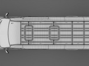 vauxhall movano l4h2 van 2016 Modello 3D