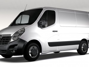 opel movano l1h1 van 2016 3D Model