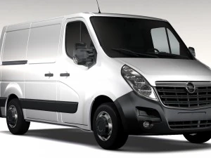 opel movano l1h1 van 2016 3D Model