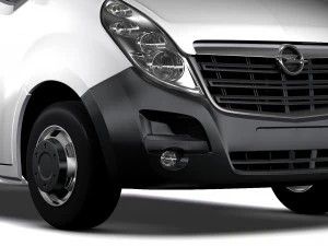 opel movano l1h1 van 2016 3D Model