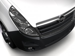 opel movano l1h1 van 2016 3D Model
